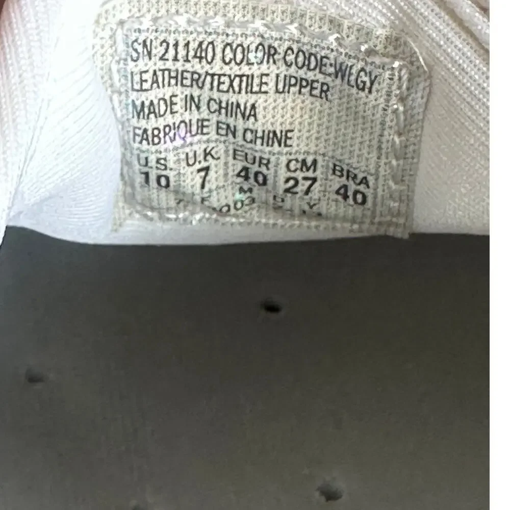 Skechers Bikers Dream Come True Women's 10 White Slip-On Sneaker SN 21140